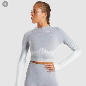 Gymshark Amplify Seamless long sleeve crop top